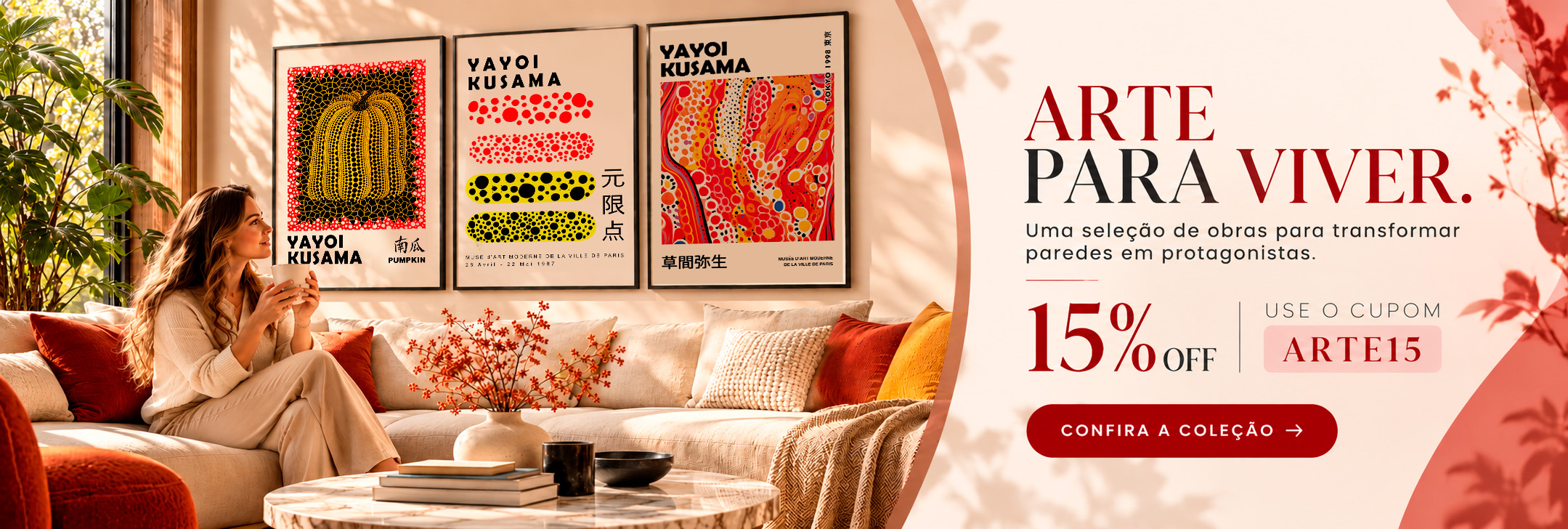 Arte para Viver com 15% de desconto