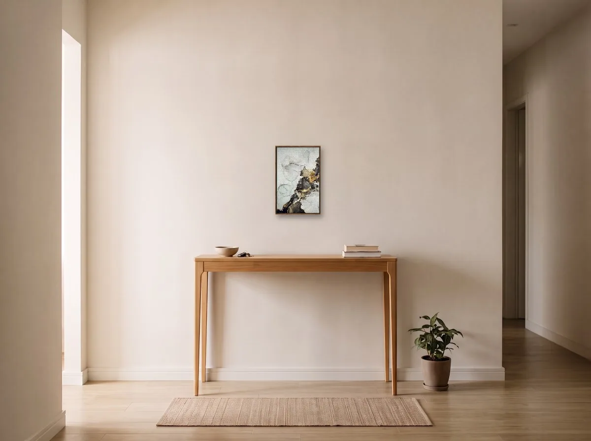 Quadro 30×45 flutuante tabaco em hall