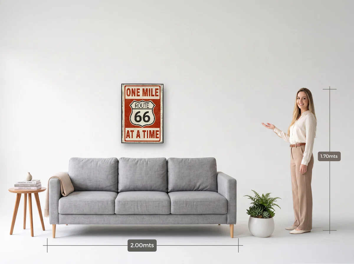 Quadro 50×70 · Filete · preta · Sala · sofá de 2,00 m