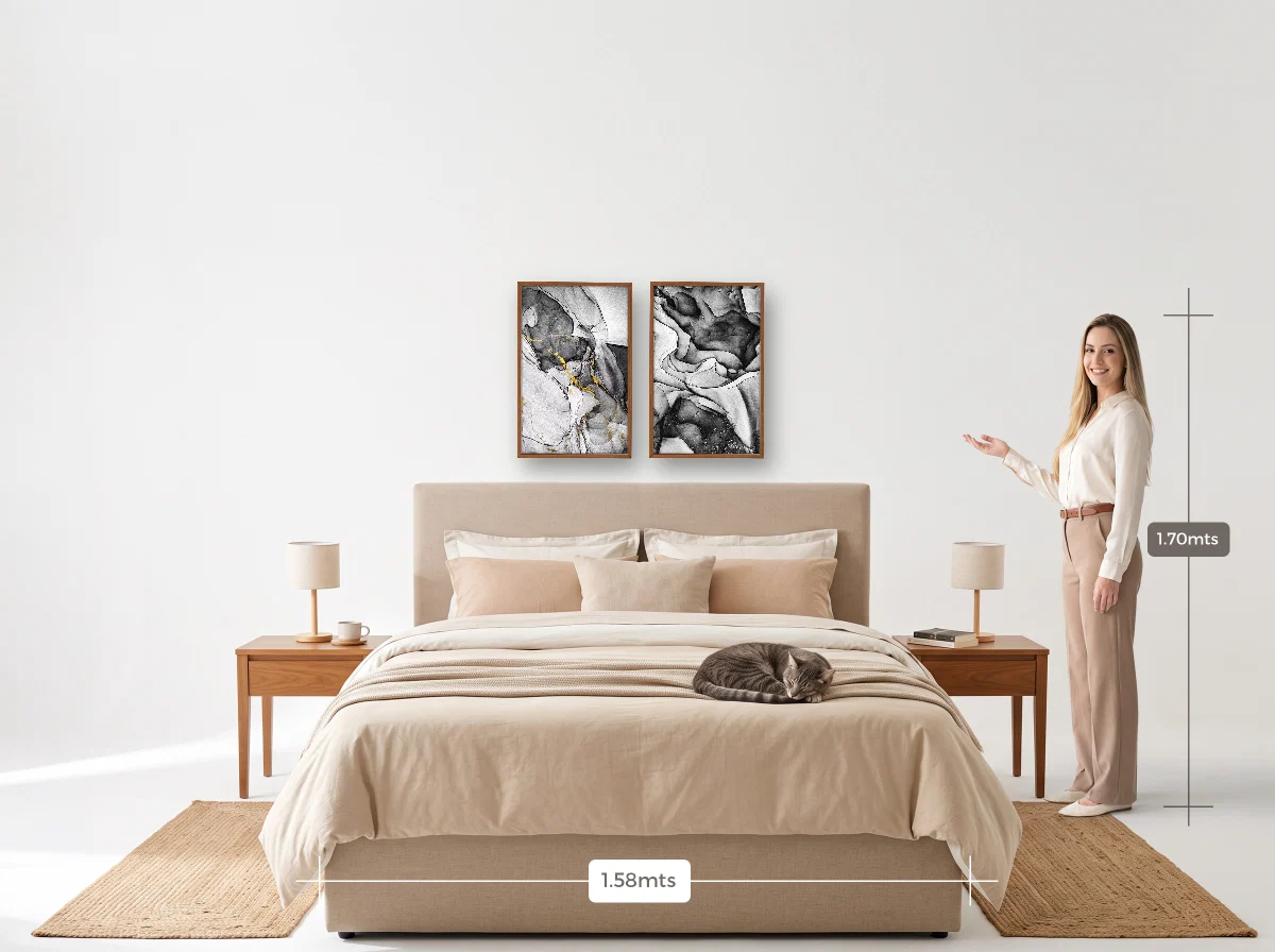 Duo 40×60 · Caixa · freijó · Quarto · cama queen