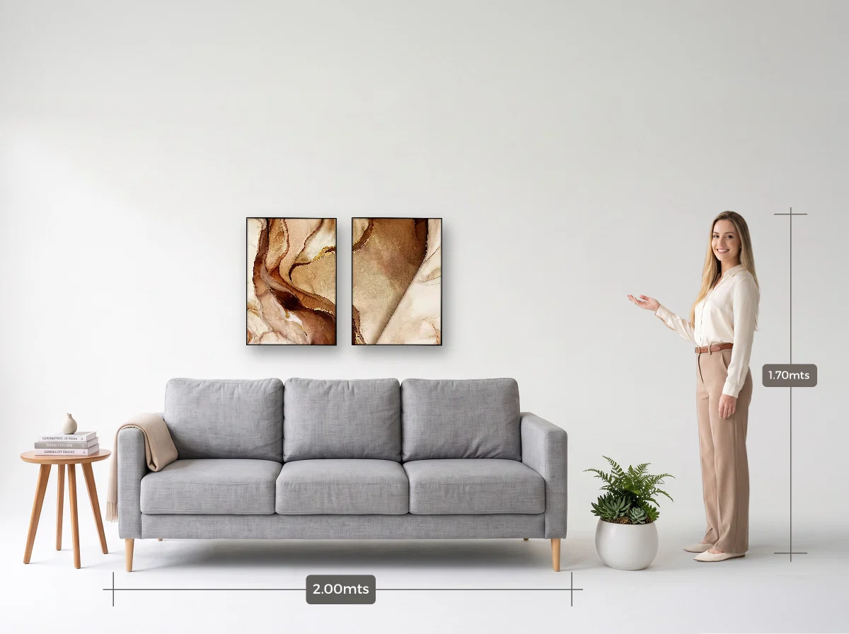 Duo 50×70 · Filete · preta · Sala · sofá de 2,00 m