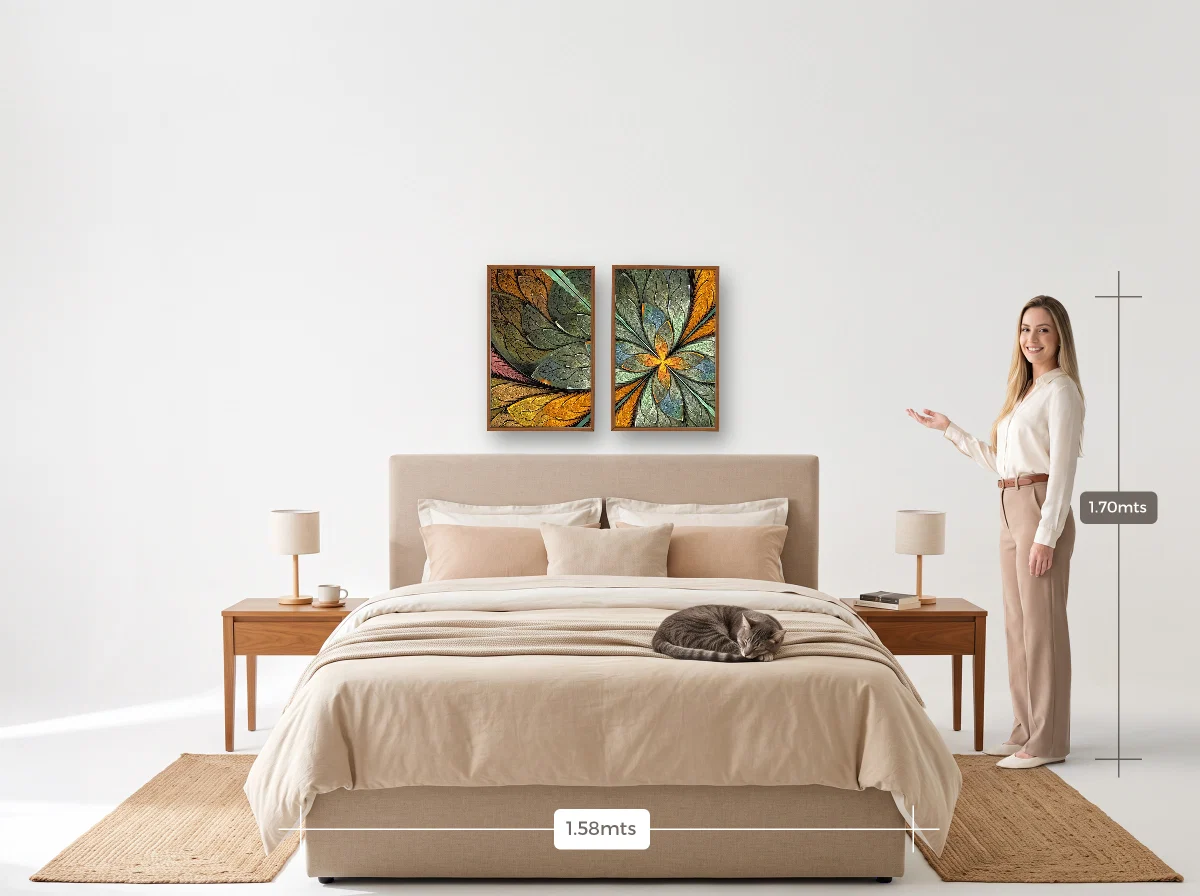 Duo 40×60 · Caixa · freijó · Quarto · cama queen