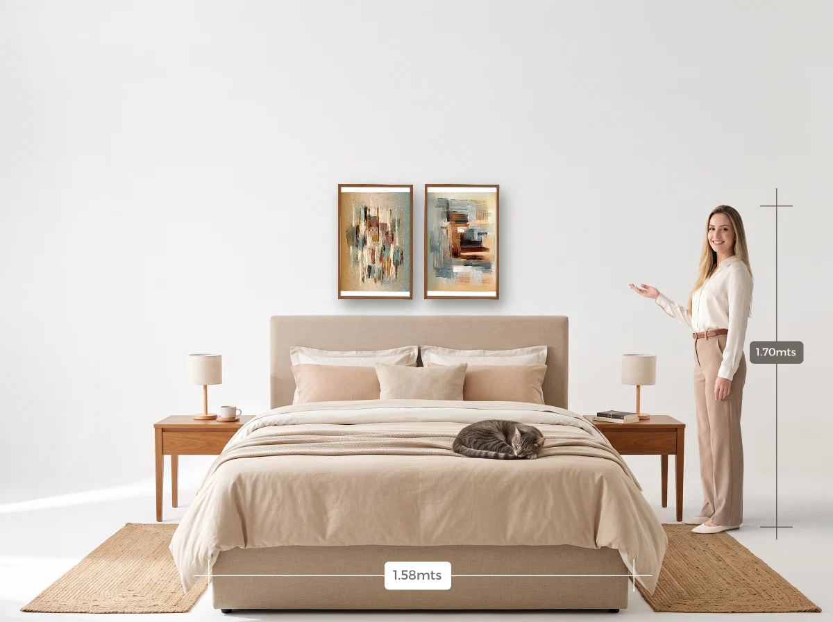 Duo 40×60 · Caixa · freijó · Quarto · cama queen