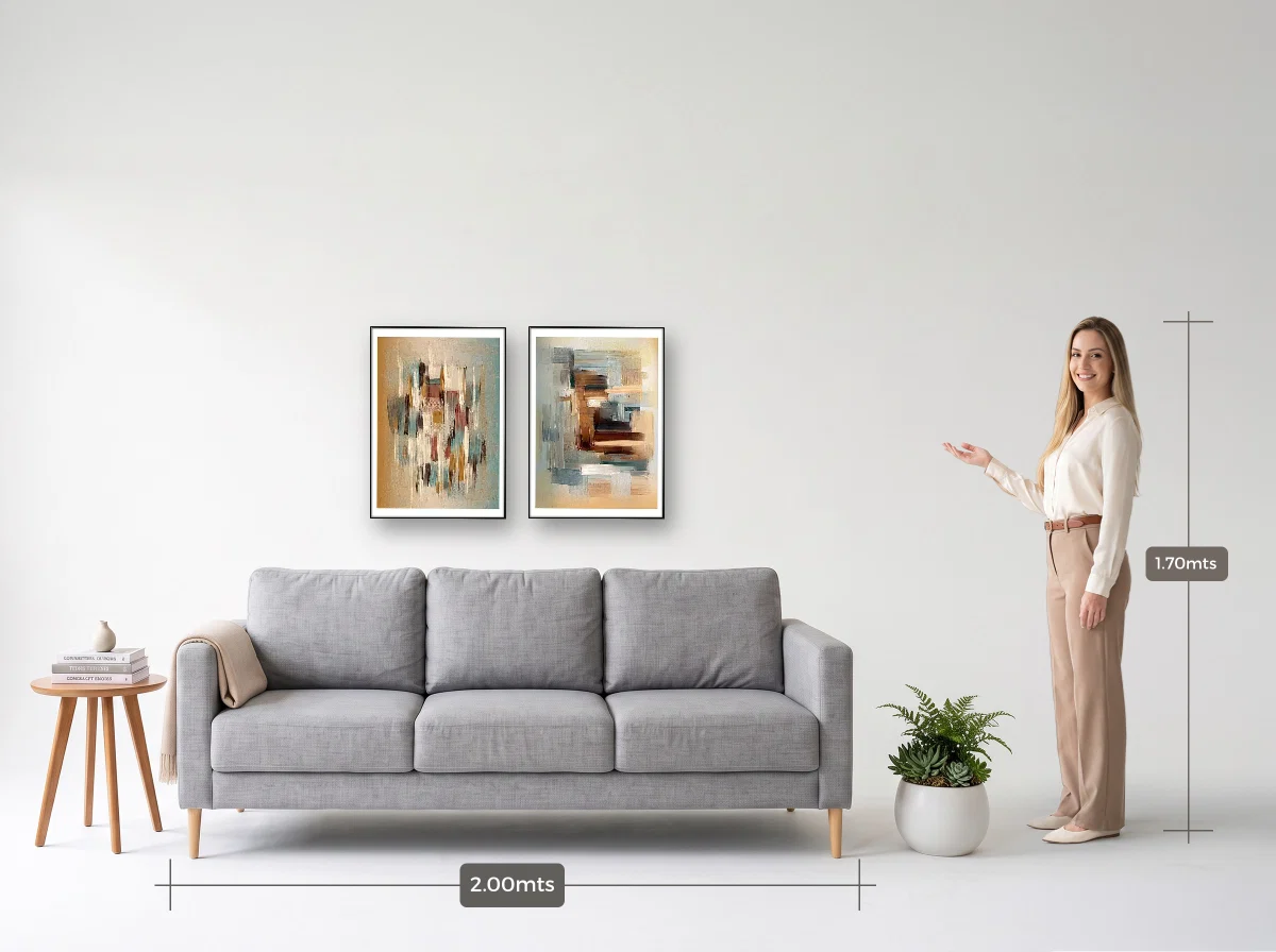 Duo 50×70 · Filete · preta · Sala · sofá de 2,00 m