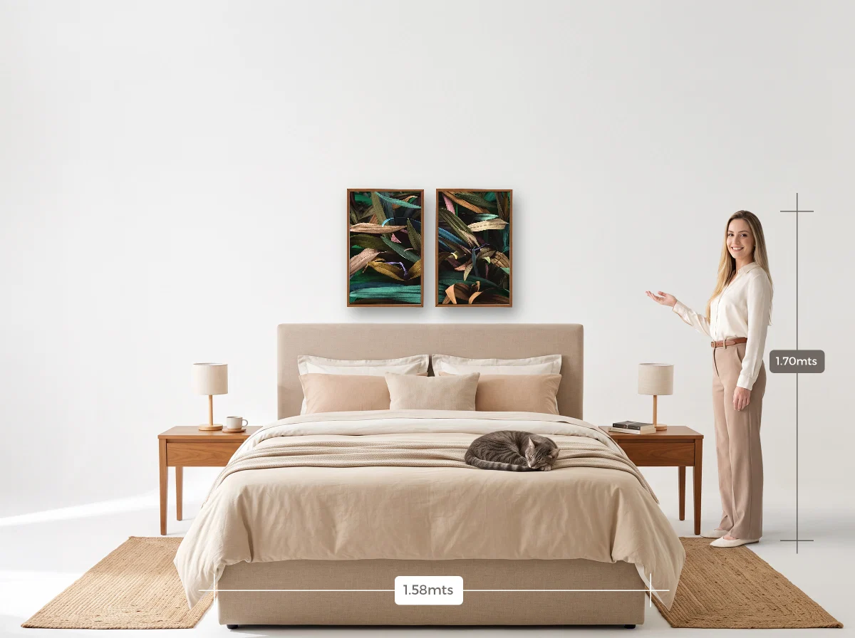 Duo 40×60 · Caixa · freijó · Quarto · cama queen