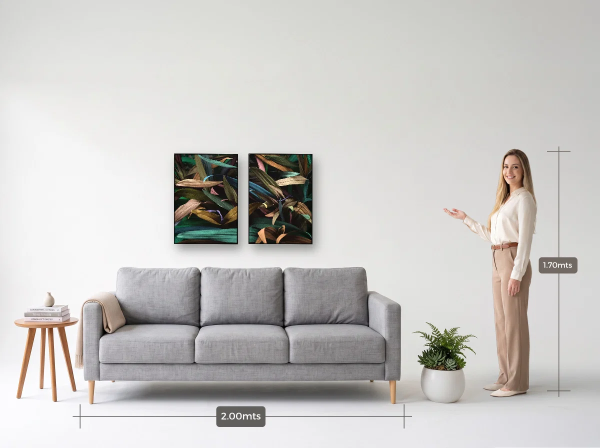 Duo 50×70 · Filete · preta · Sala · sofá de 2,00 m