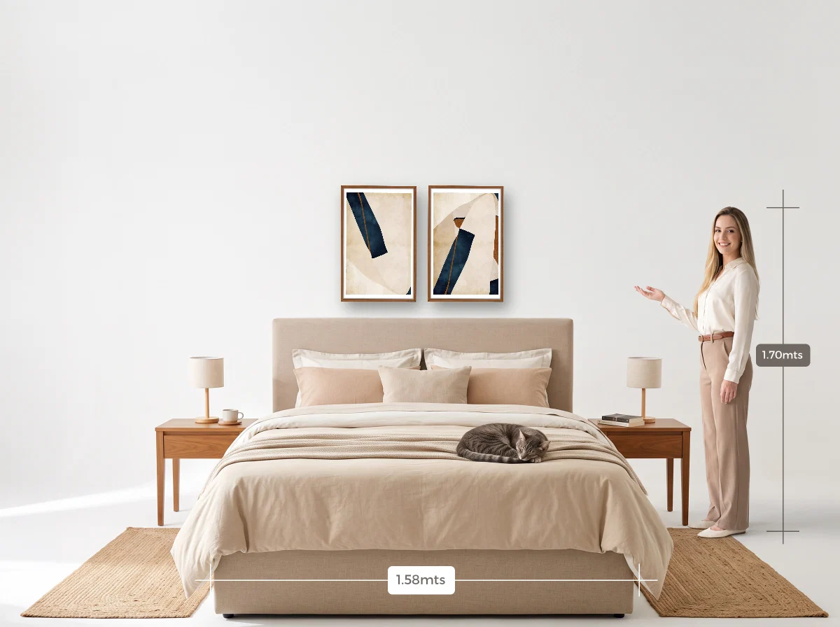 Duo 40×60 · Caixa · freijó · Quarto · cama queen