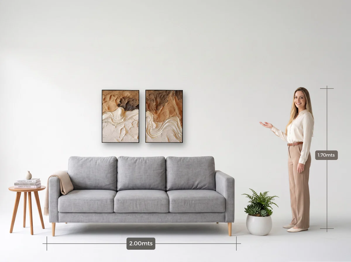 Duo 50×70 · Filete · preta · Sala · sofá de 2,00 m
