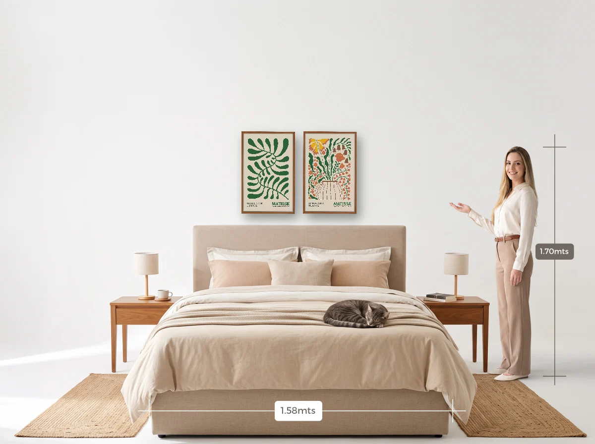 Duo 40×60 · Caixa · freijó · Quarto · cama queen
