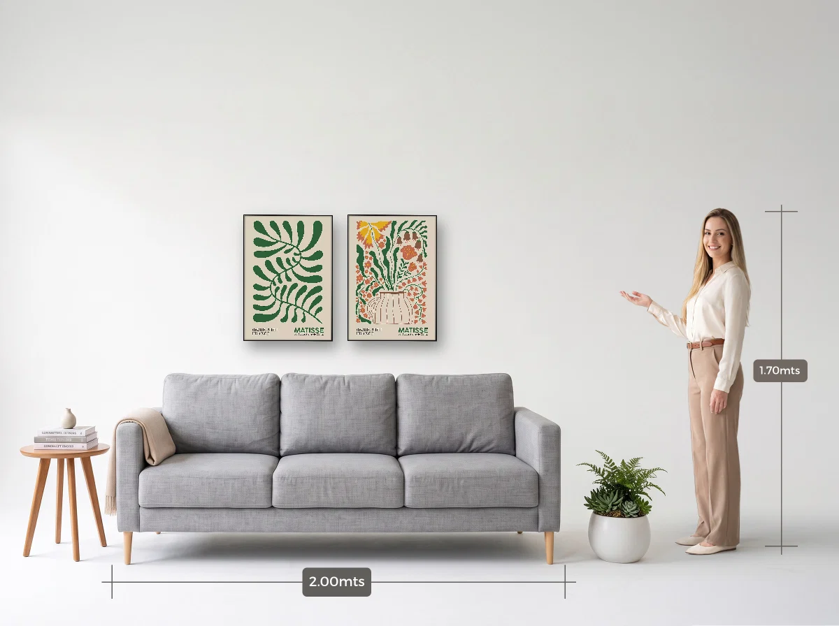 Duo 50×70 · Filete · preta · Sala · sofá de 2,00 m