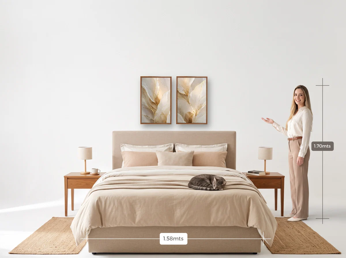 Duo 40×60 · Caixa · freijó · Quarto · cama queen