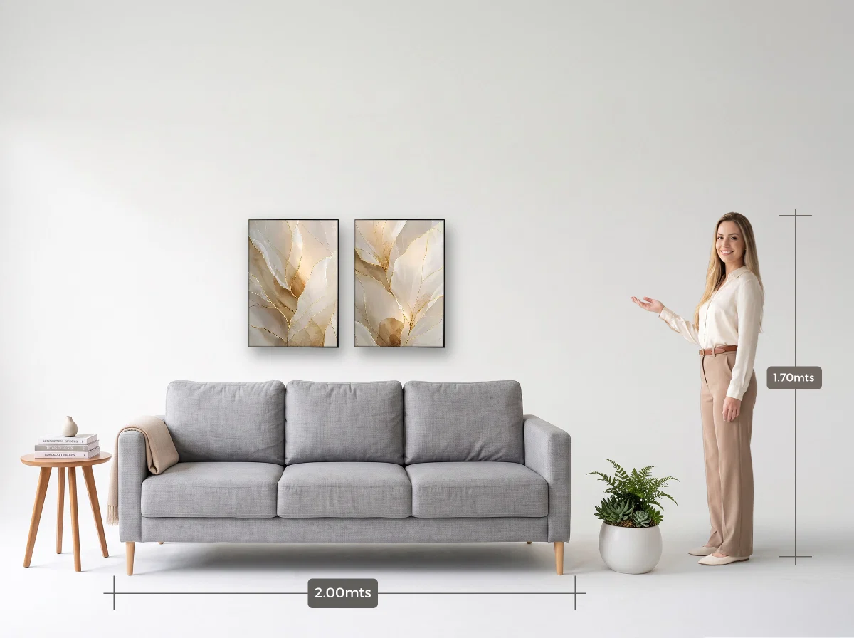 Duo 50×70 · Filete · preta · Sala · sofá de 2,00 m