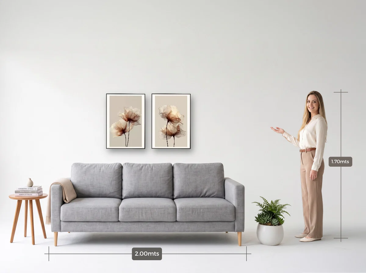 Duo 50×70 · Filete · preta · Sala · sofá de 2,00 m