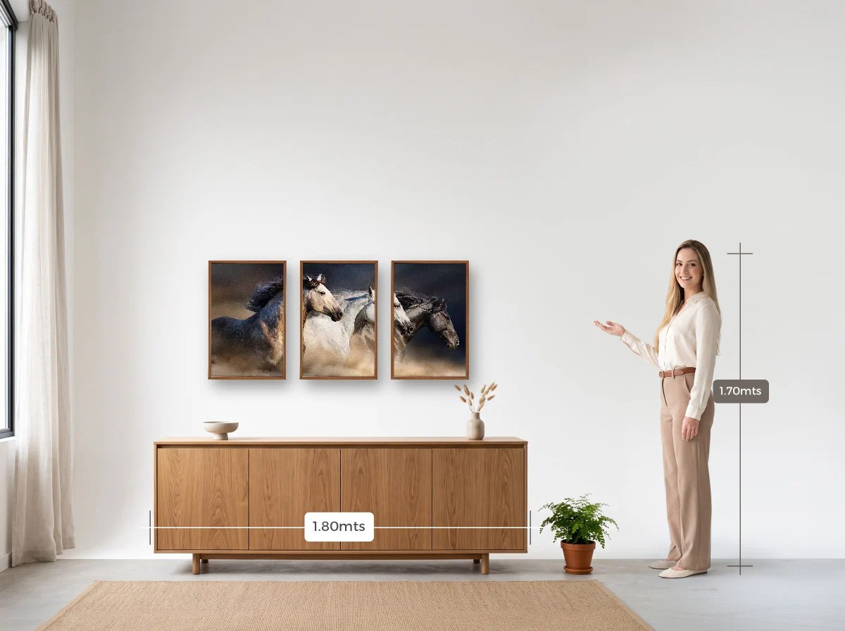 Trio 40×60 · Caixa · freijó · Sala · buffet de 1,80 m