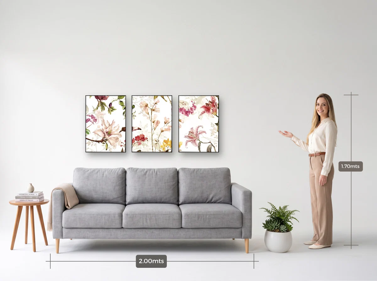 Trio 50×70 · Filete · preta · Sala · sofá de 2,00 m