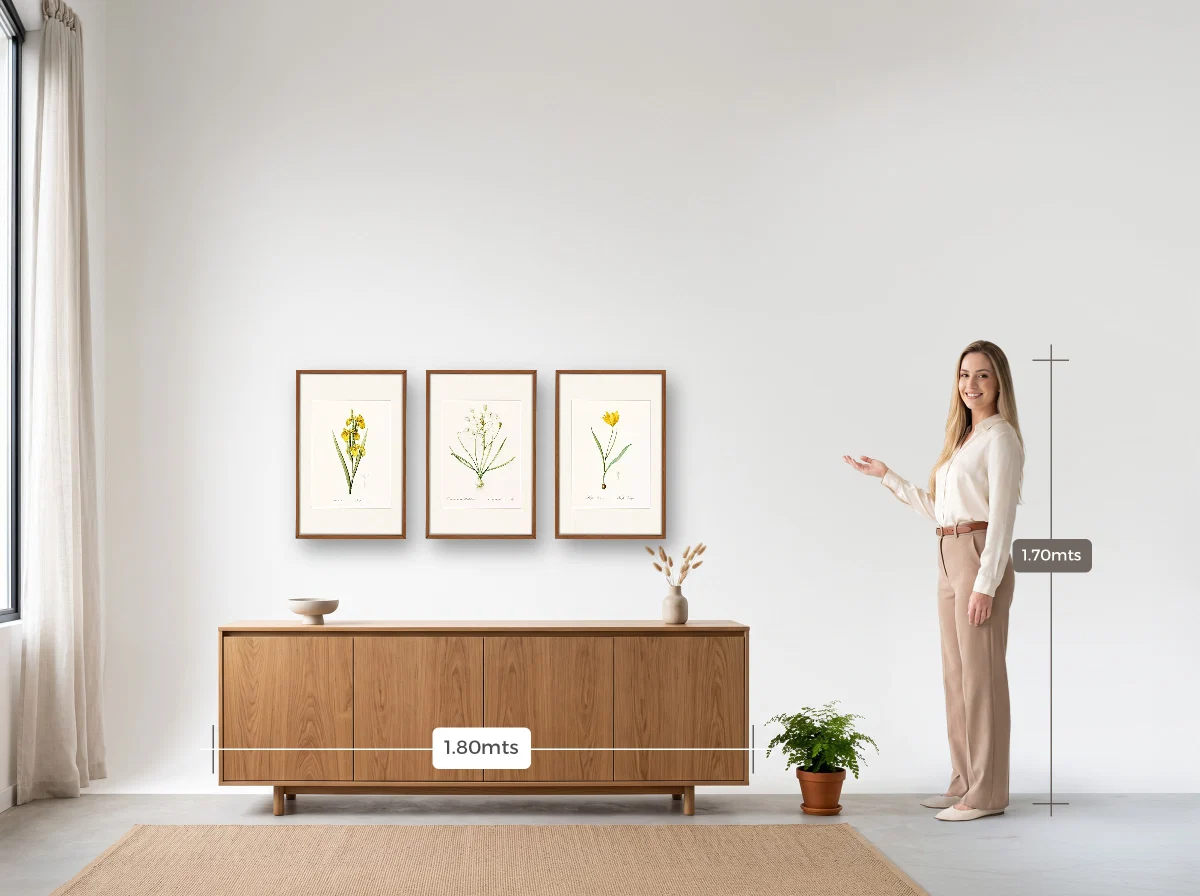Trio 40×60 · Caixa · freijó · Sala · buffet de 1,80 m