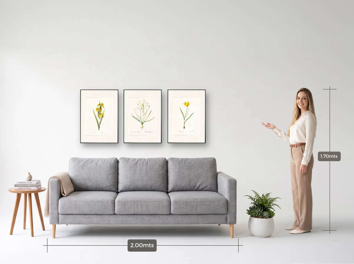 Trio 50×70 · Filete · preta · Sala · sofá de 2,00 m