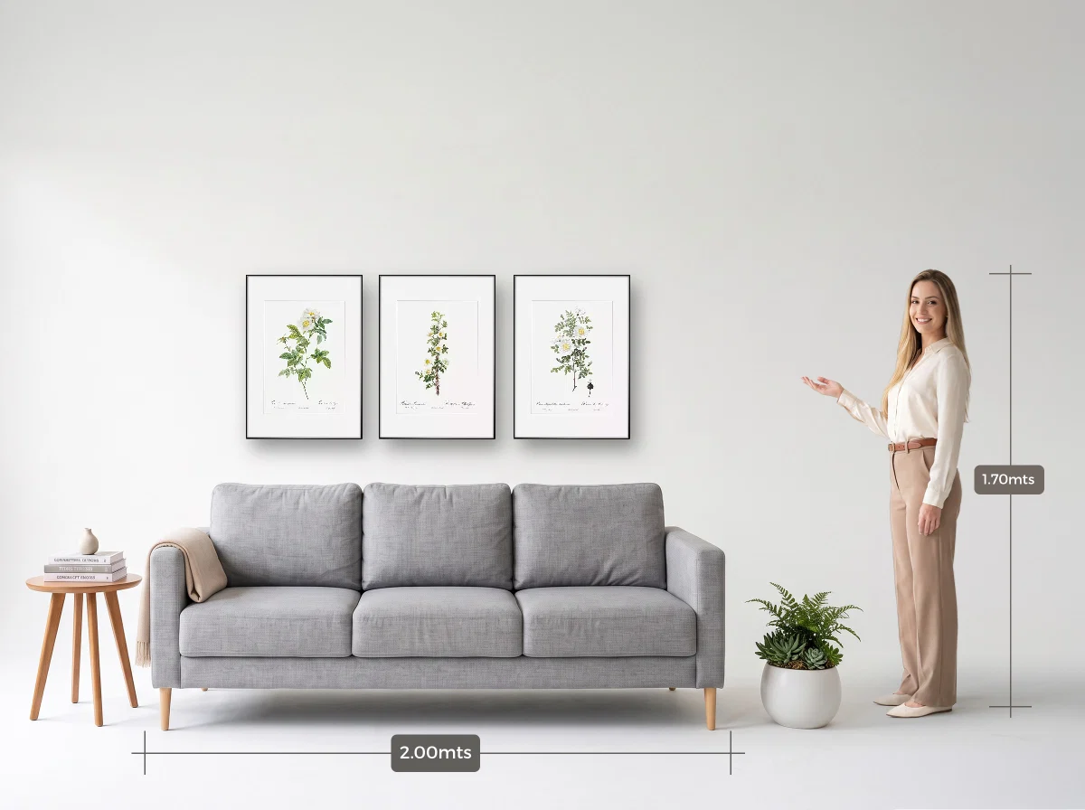 Trio 50×70 · Filete · preta · Sala · sofá de 2,00 m
