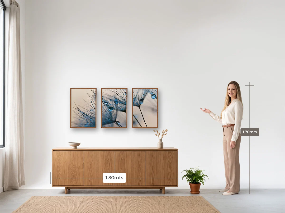 Trio 40×60 · Caixa · freijó · Sala · buffet de 1,80 m