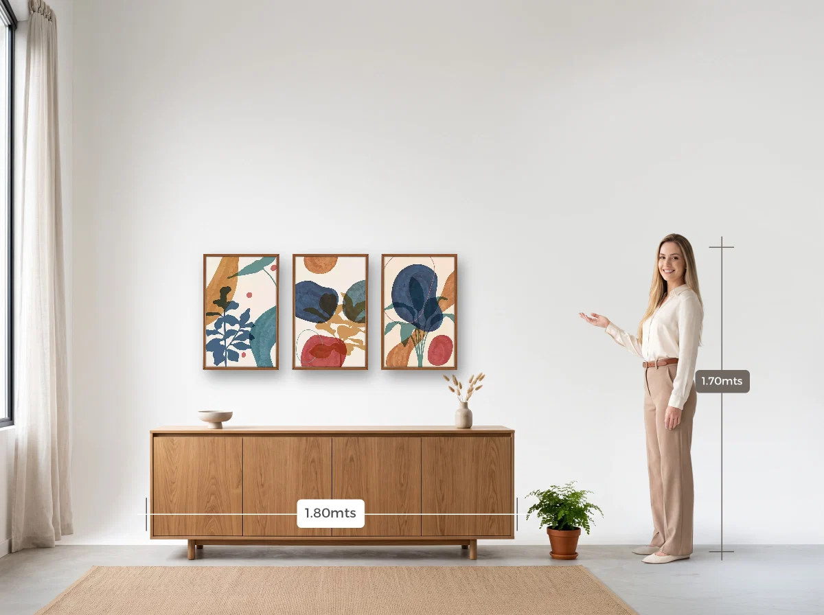 Trio 40×60 · Caixa · freijó · Sala · buffet de 1,80 m