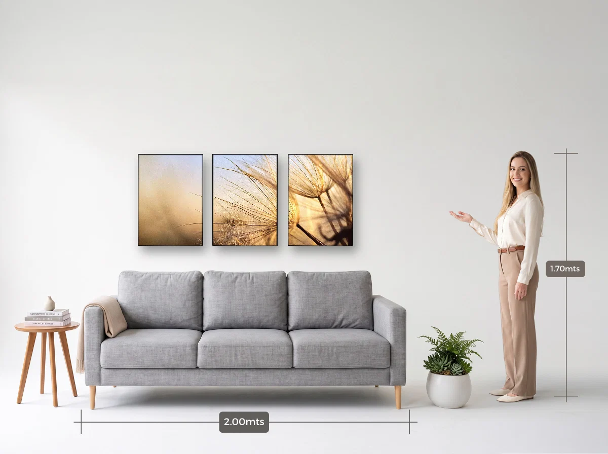 Trio 50×70 · Filete · preta · Sala · sofá de 2,00 m