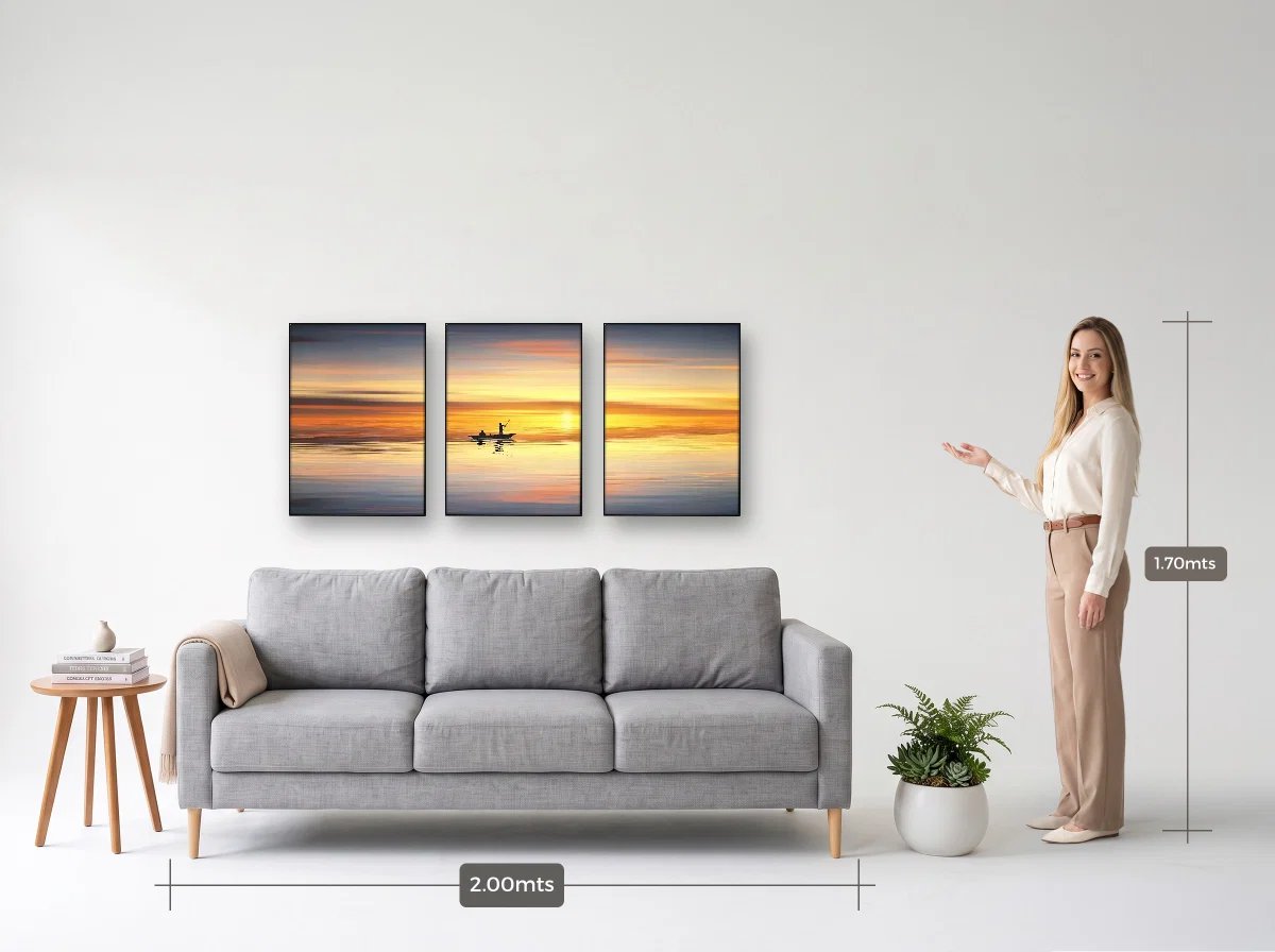 Trio 50×70 · Filete · preta · Sala · sofá de 2,00 m