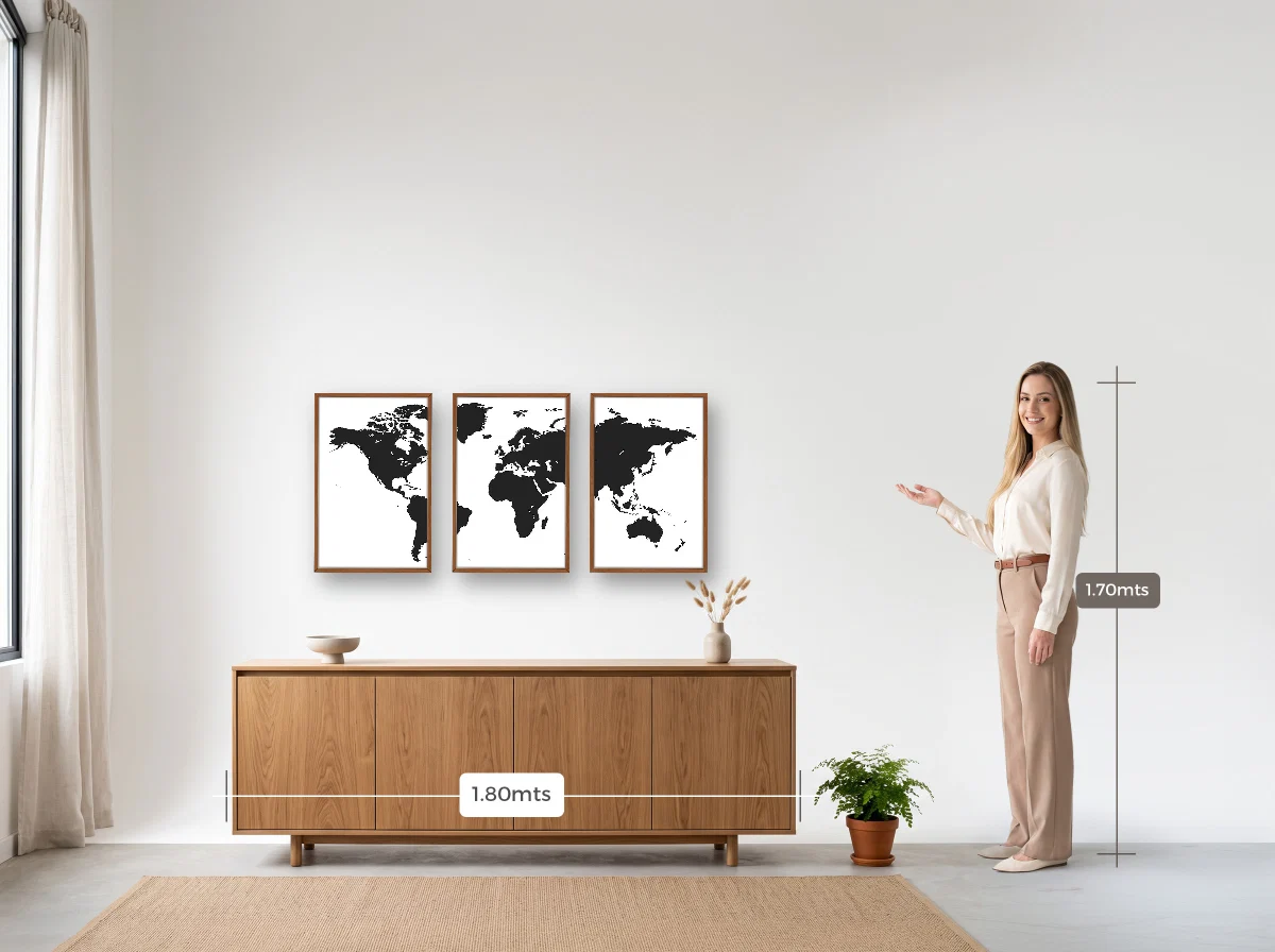 Trio 40×60 · Caixa · freijó · Sala · buffet de 1,80 m