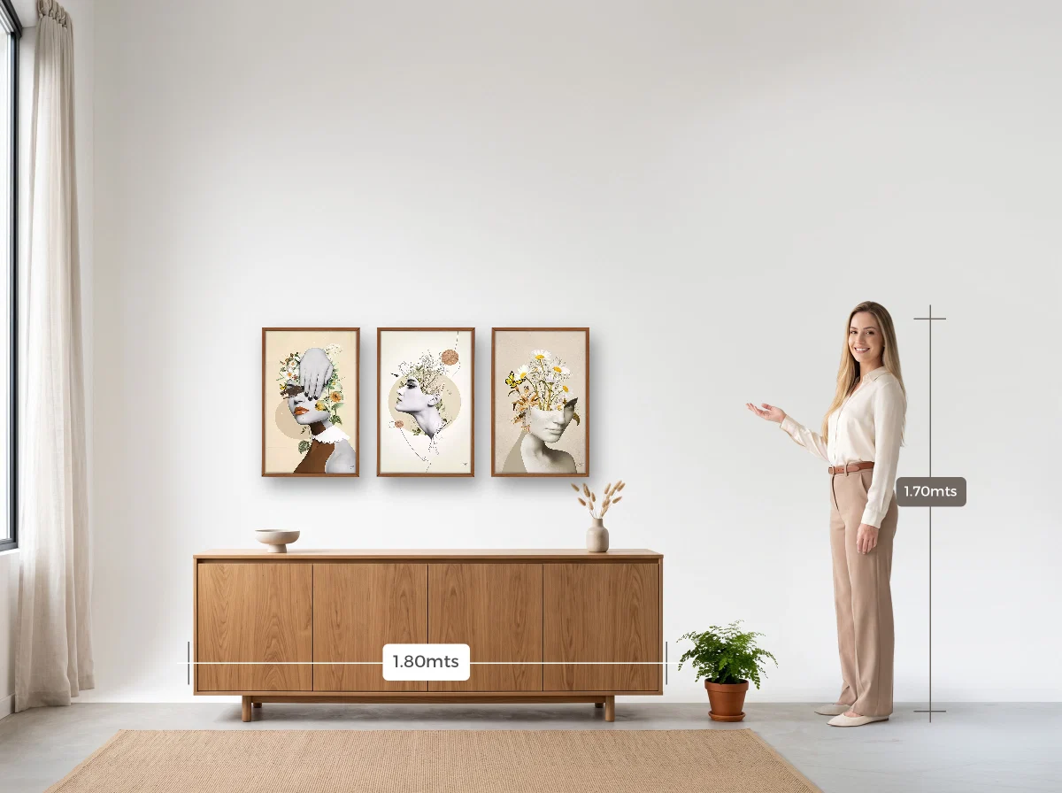 Trio 40×60 · Caixa · freijó · Sala · buffet de 1,80 m