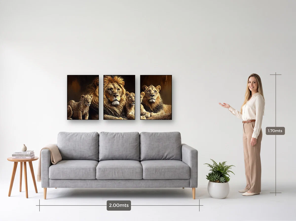 Trio 50×70 · Filete · preta · Sala · sofá de 2,00 m