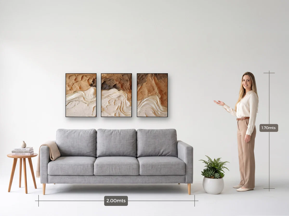 Trio 50×70 · Filete · preta · Sala · sofá de 2,00 m