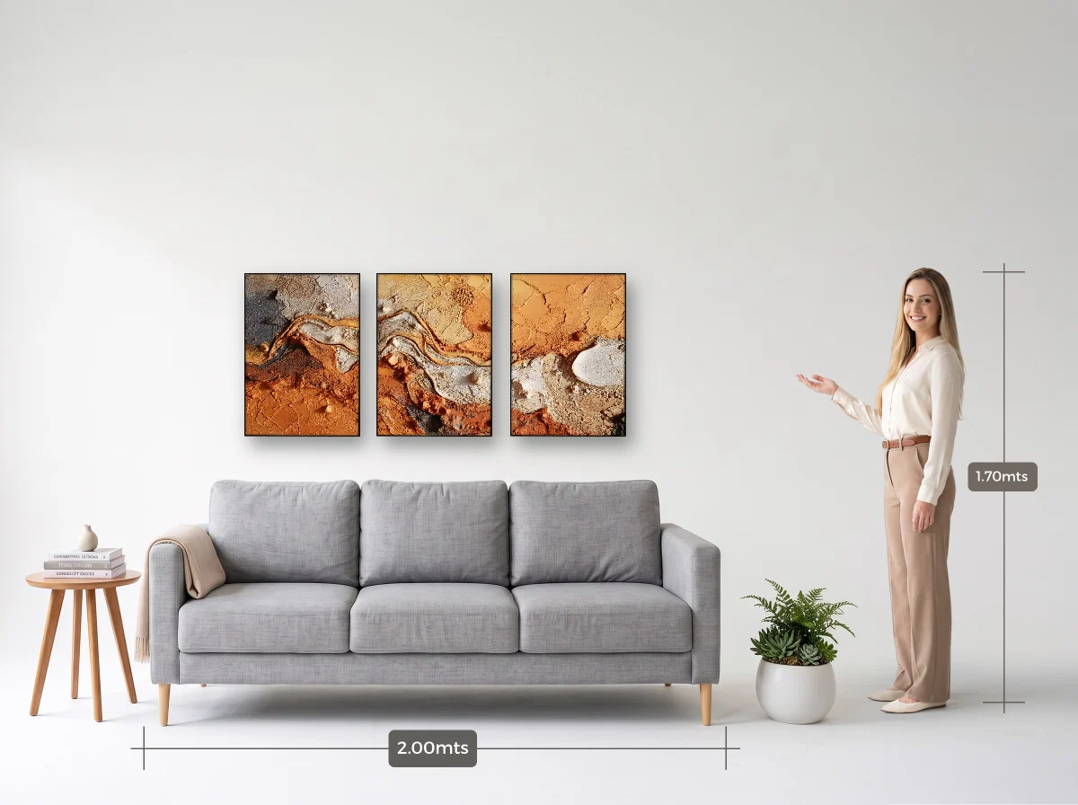 Trio 50×70 · Filete · preta · Sala · sofá de 2,00 m