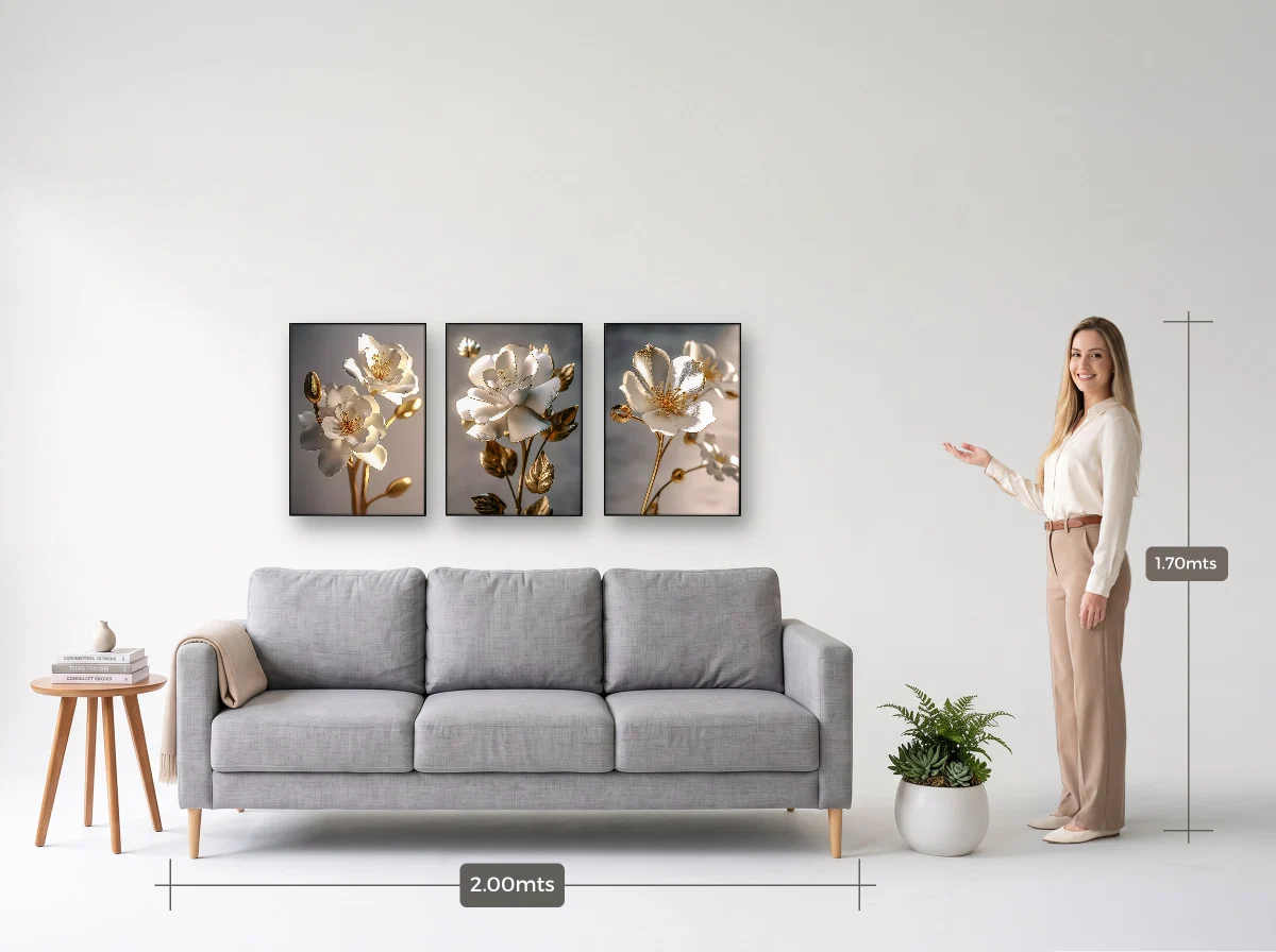 Trio 50×70 · Filete · preta · Sala · sofá de 2,00 m