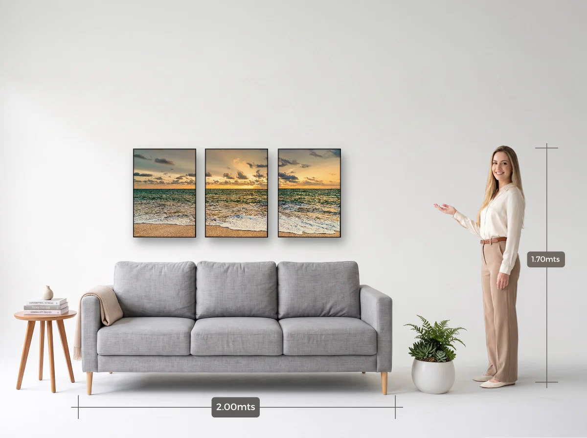 Trio 50×70 · Filete · preta · Sala · sofá de 2,00 m