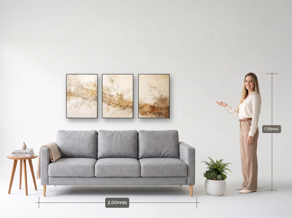 Trio 50×70 · Filete · preta · Sala · sofá de 2,00 m