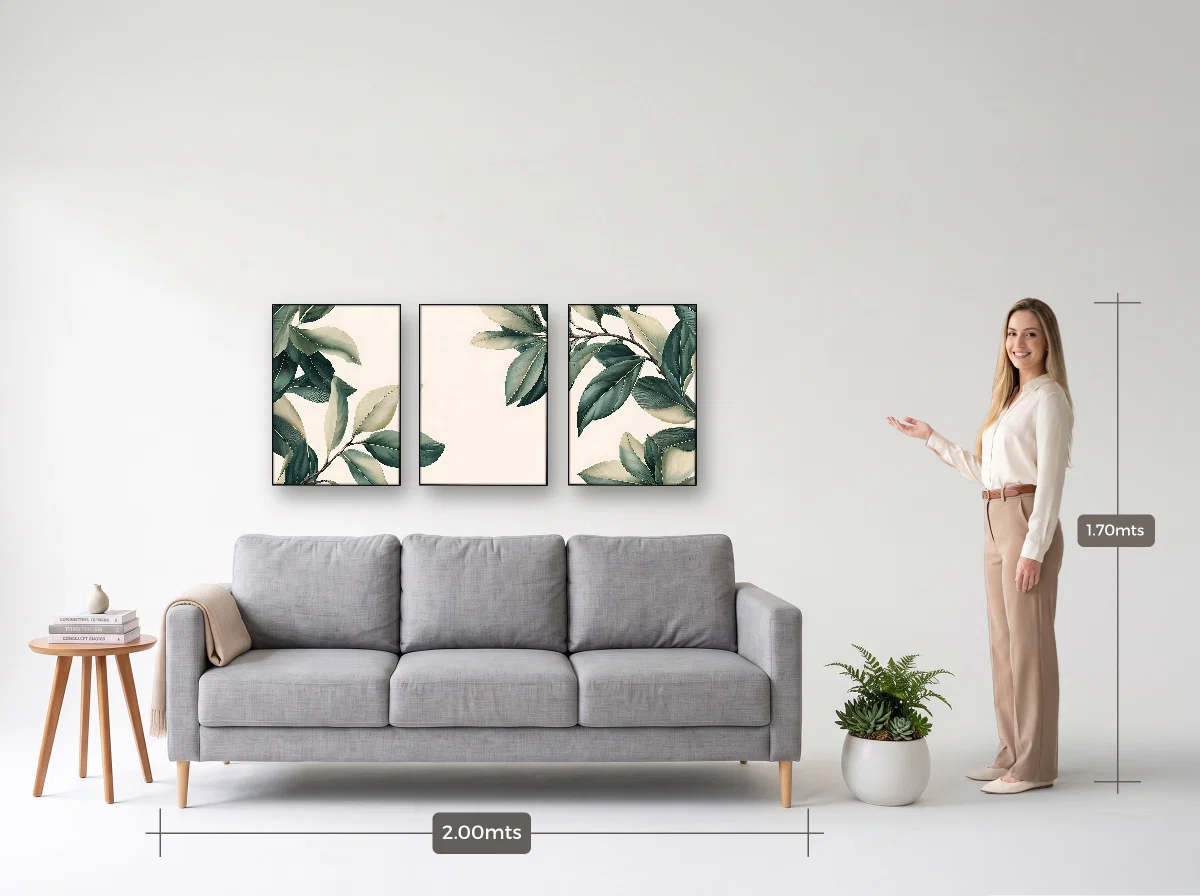Trio 50×70 · Filete · preta · Sala · sofá de 2,00 m