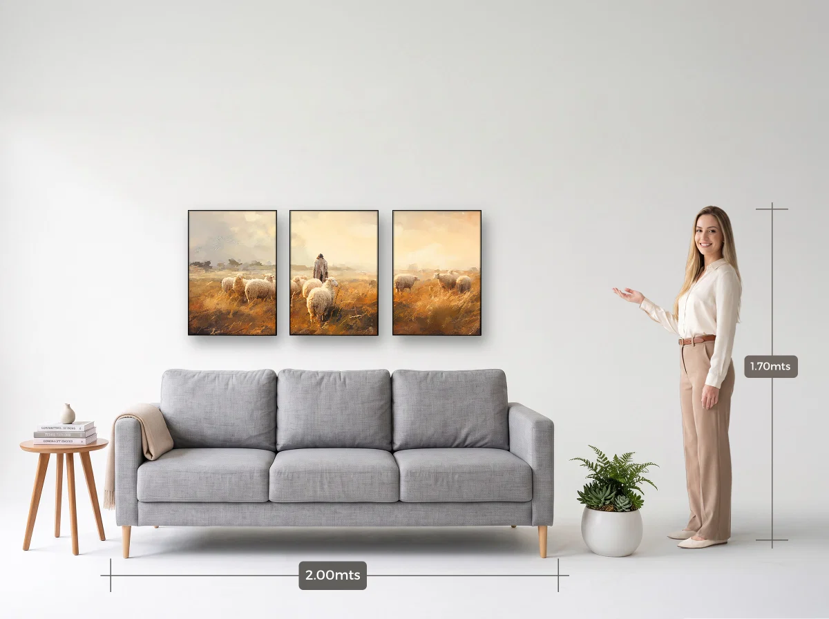 Trio 50×70 · Filete · preta · Sala · sofá de 2,00 m