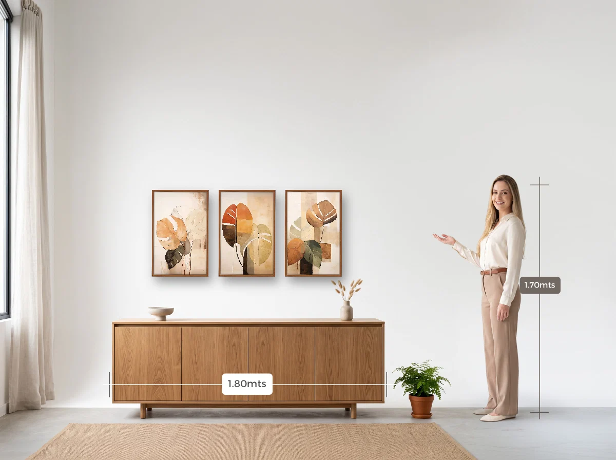 Trio 40×60 · Caixa · freijó · Sala · buffet de 1,80 m