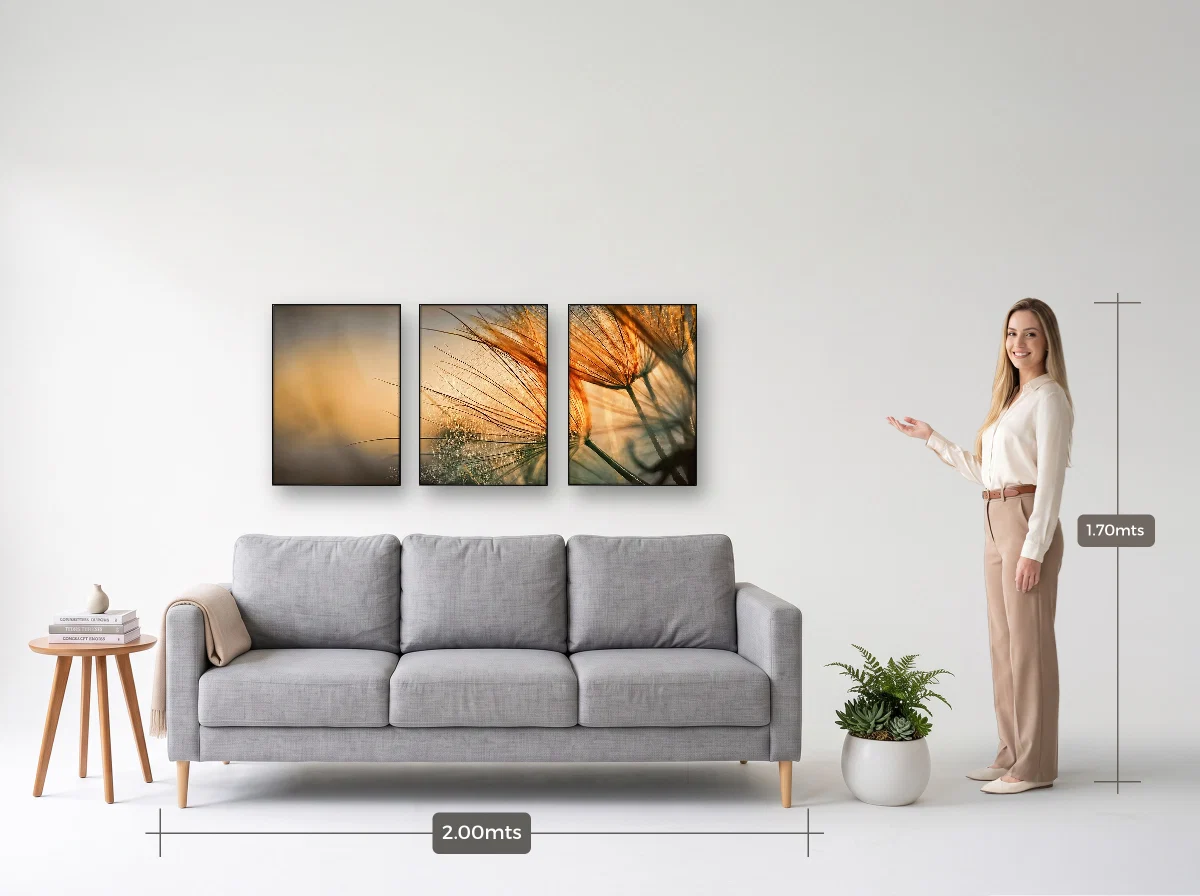 Trio 50×70 · Filete · preta · Sala · sofá de 2,00 m