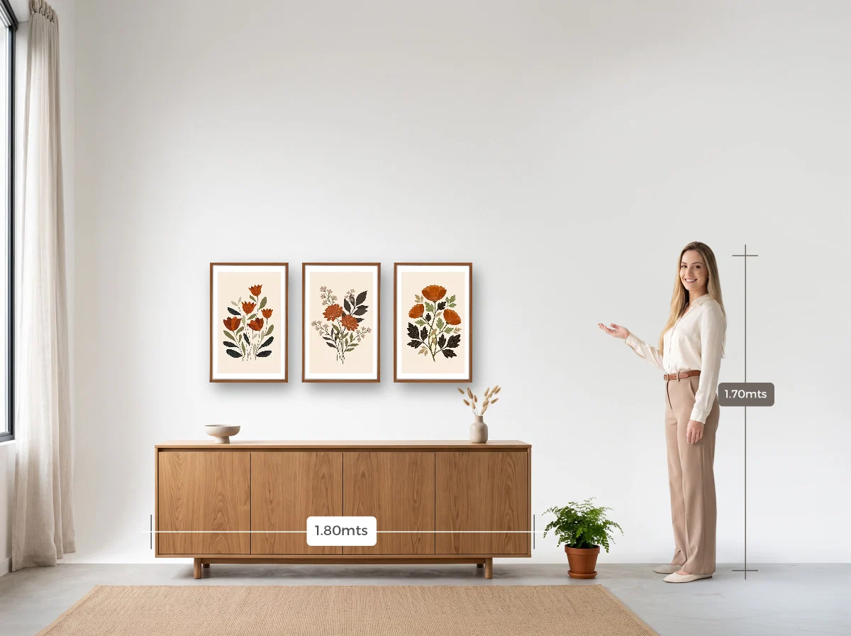 Trio 40×60 · Caixa · freijó · Sala · buffet de 1,80 m