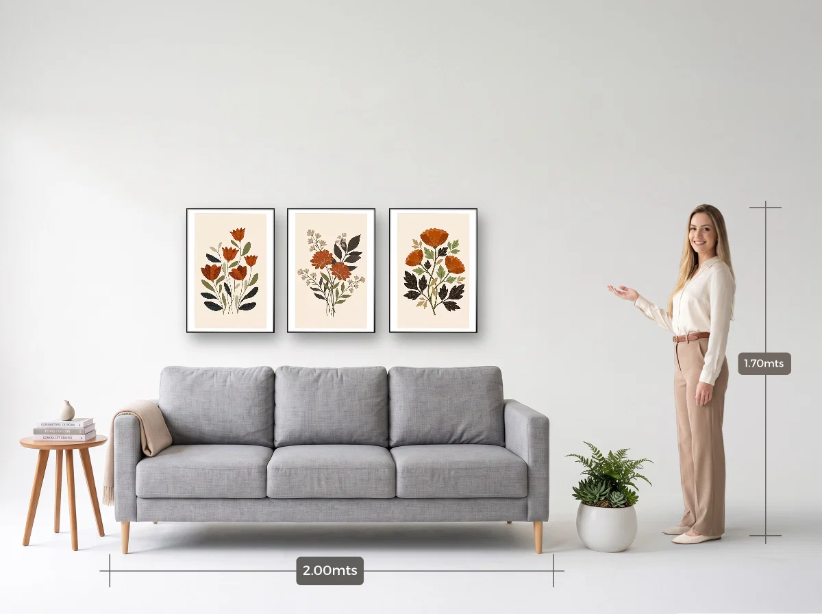 Trio 50×70 · Filete · preta · Sala · sofá de 2,00 m